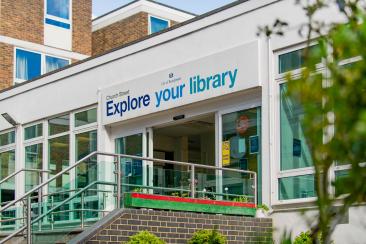 An image of the front of Church Street Library