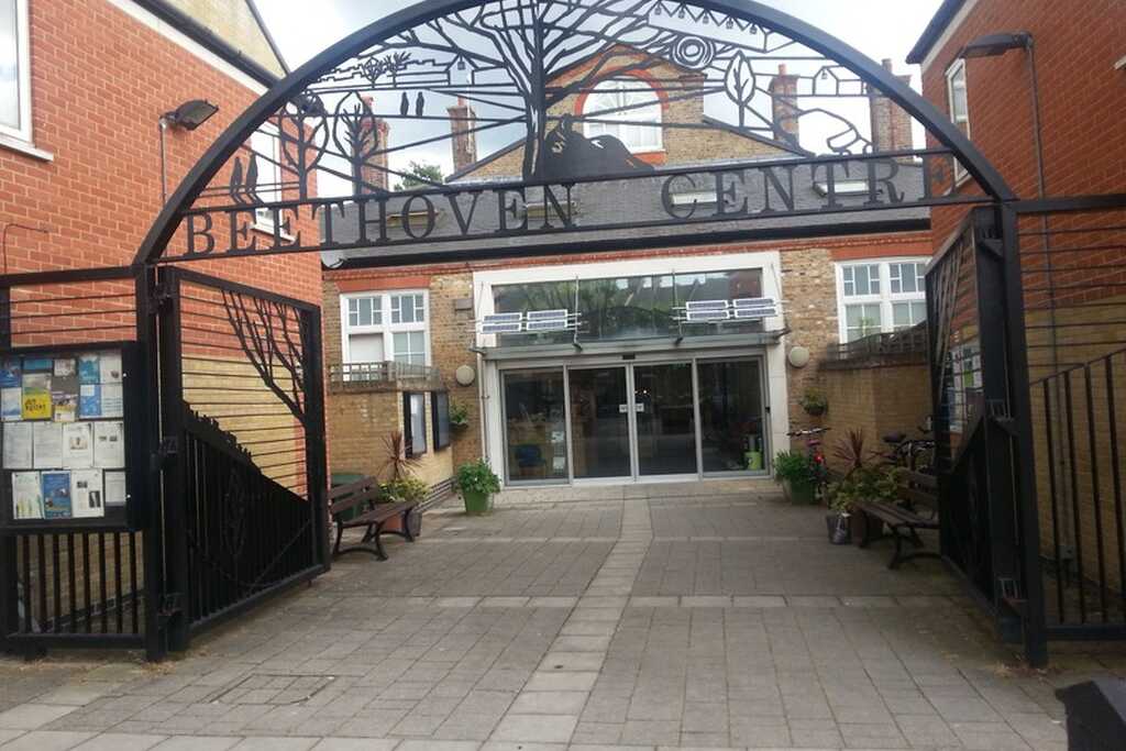 An image of the front of the Beethoven Community Centre